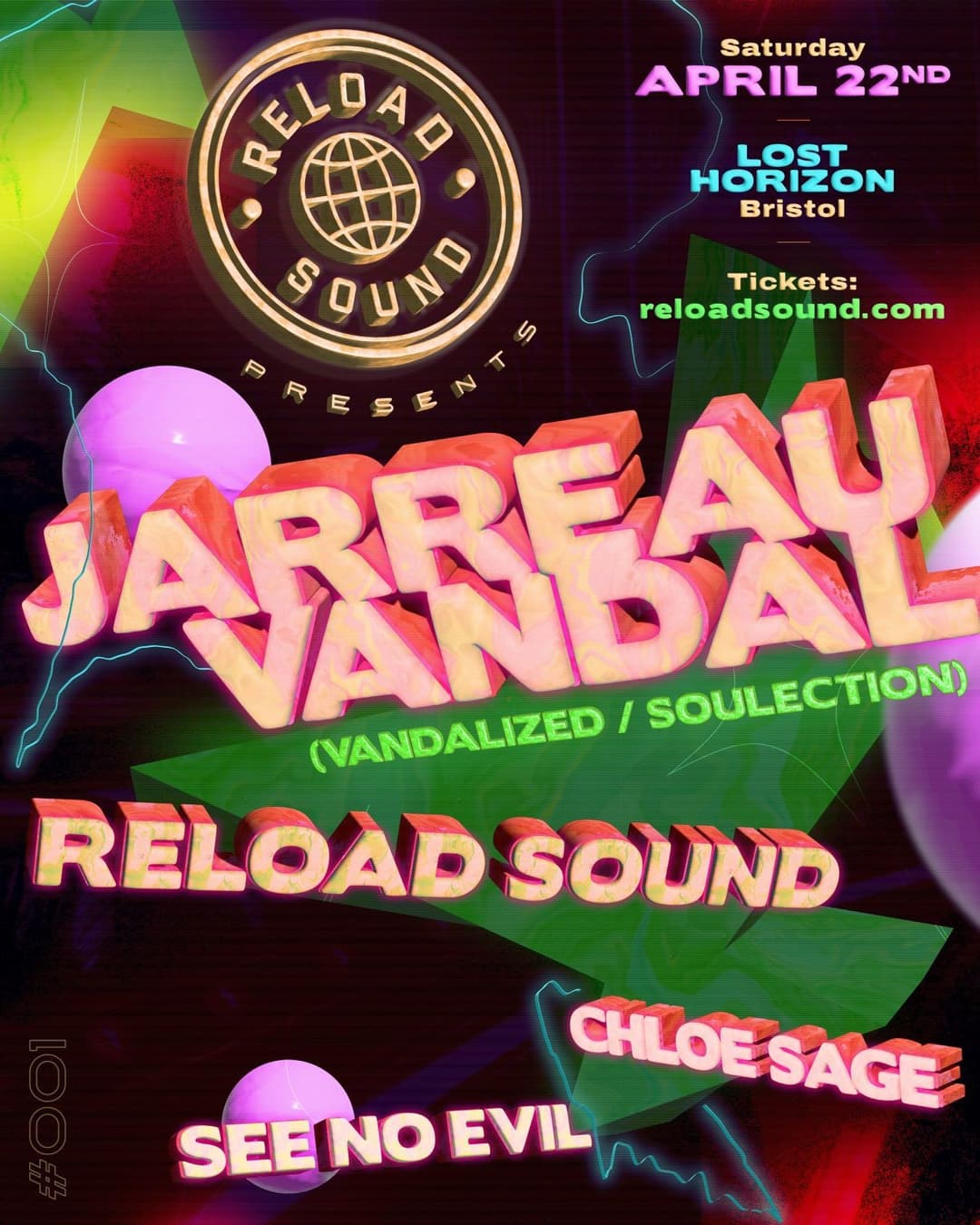 Reload Sound Presents 001... Jarreau Vandal