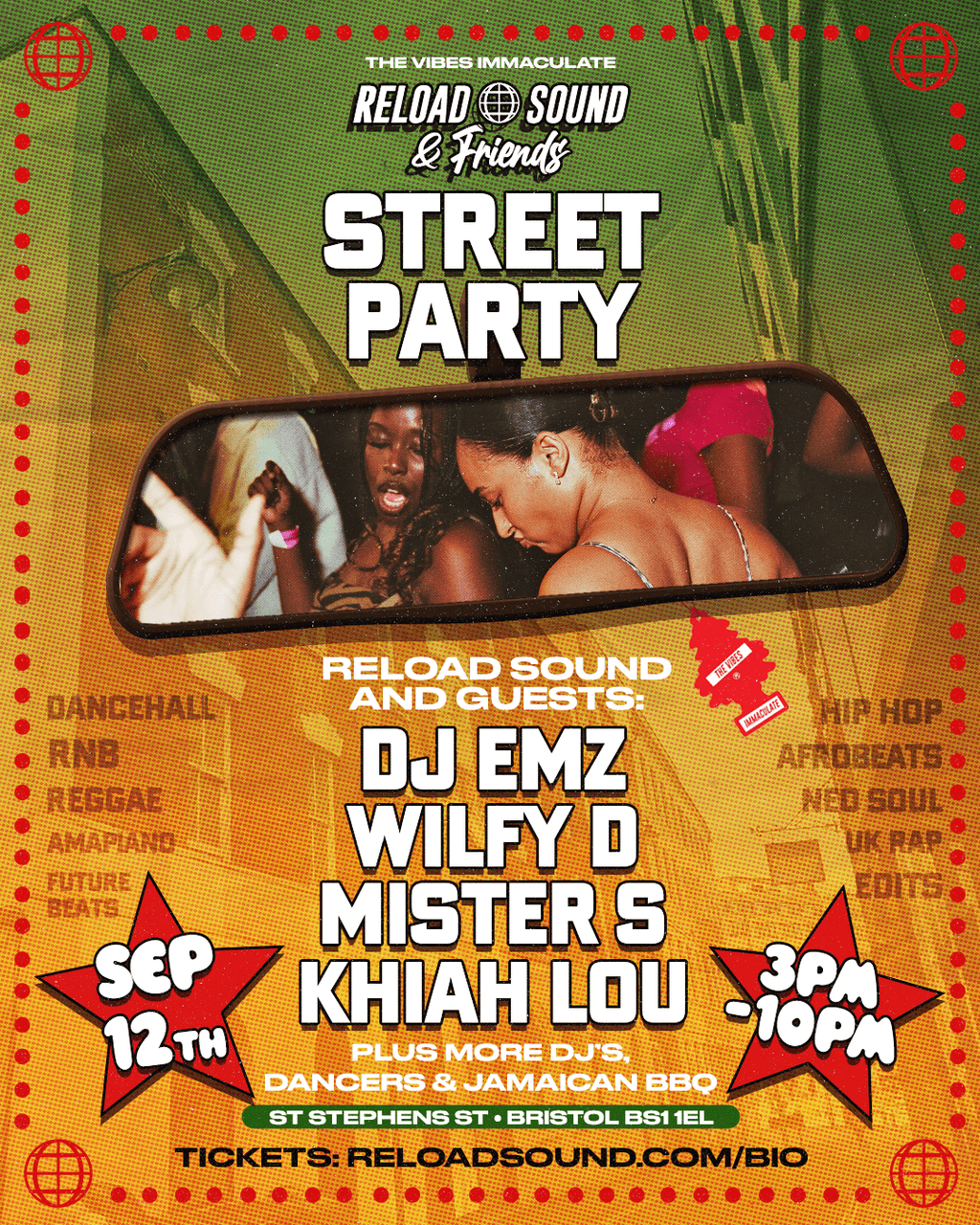 Reload Sound & Friends 003 - The Street Party with Wilfy D, Mighty Moe, Mister S, Khiah Lou, Chelss & Iziein 