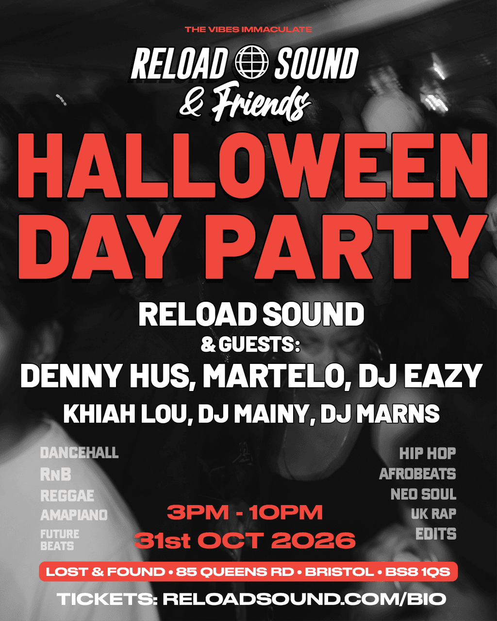 RELOAD SOUND & FRIENDS HALLOWEEN DAY PARTY